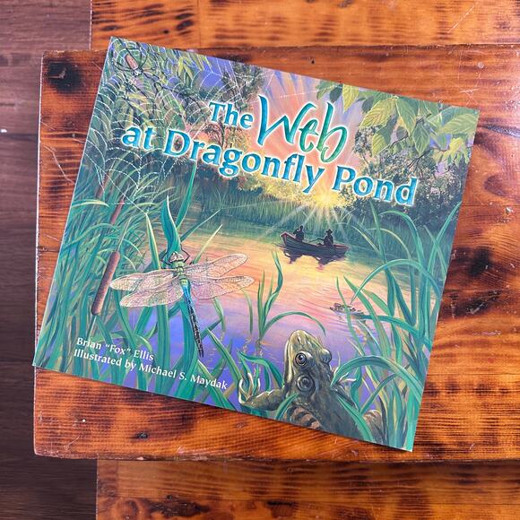 The Web At Dragonfly Pond Paperback Book - Picture 1 of 7